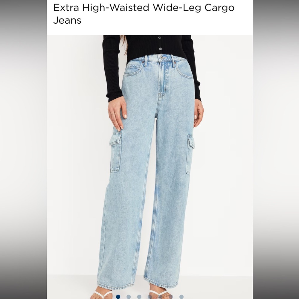 Old navy cargo jeans
